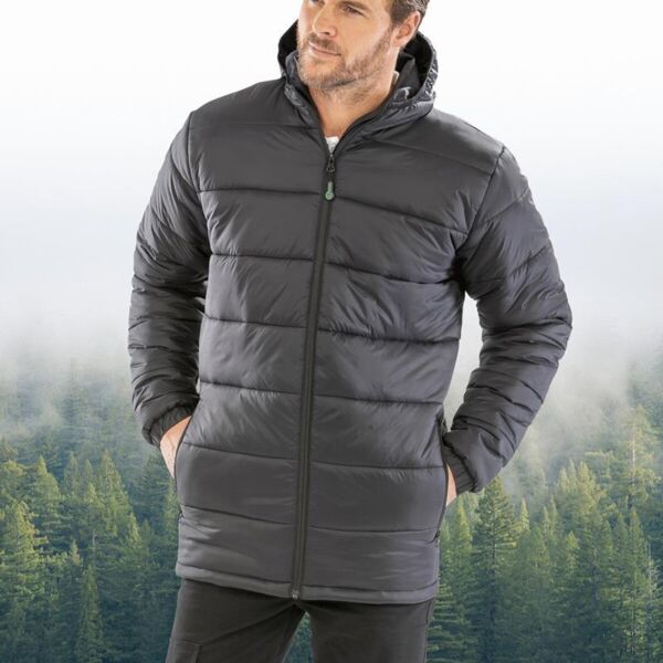 RECYCLED HOODED PADDED PARKA Thumbnail