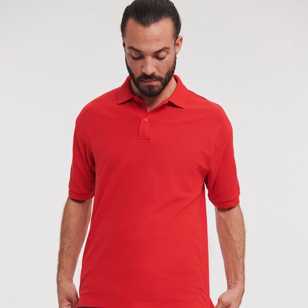 Russell Athletic Poly/Cotton Piqué Polo Shirt Thumbnail