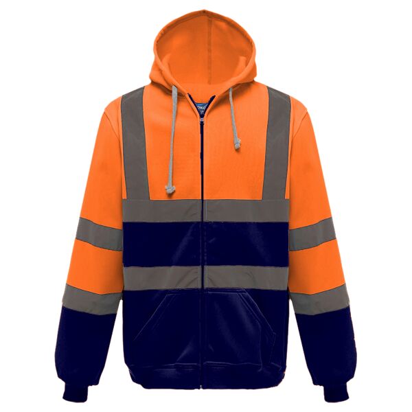 Yoko Hi-Vis Zip Hoodie Thumbnail