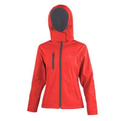 Ladies Hooded Softshell Jacket Thumbnail